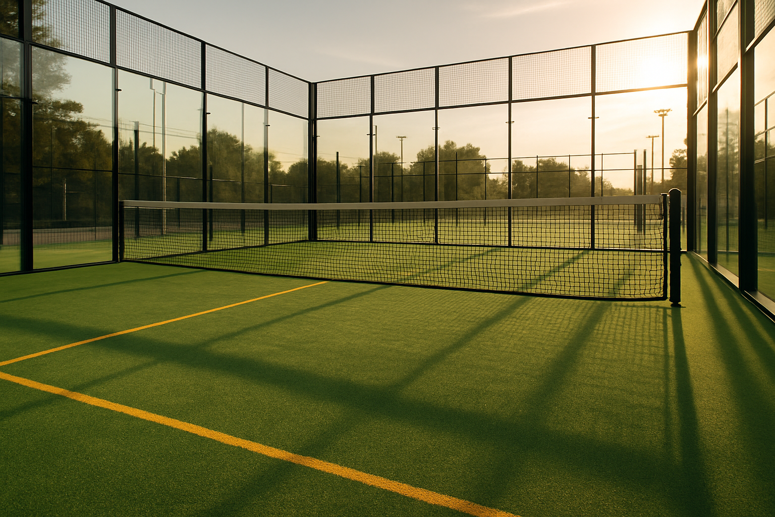 Cancha de Padel Sintético Profesional - Instalación Completa Chile