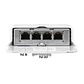 Ubiquiti NanoSwitch Outdoor 4 Portas Gigabit com 3 Saídas PoE | N-SW - Thumbnail 2