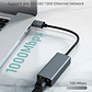 Adaptador USB 3.0 / Type-C para Gigabit Ethernet 10/100/1000 Mbps - Thumbnail 2