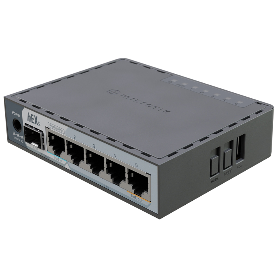 Roteador de mesa MikroTik hEX S com 5 portas Gigabit e 1x 2.5G SFP | E60iUGS 3