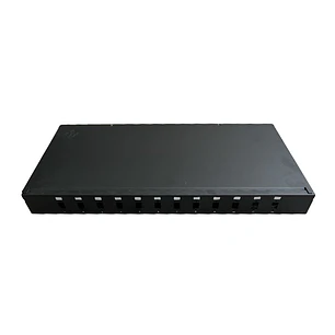 12 Portas Patch Painel Fibra Óptica SC,LC Simplex Sliding Vazia  Kico