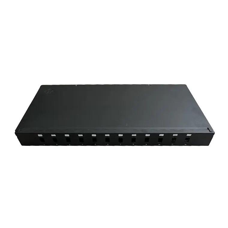 12 Portas Patch Painel Fibra Óptica SC,LC Simplex Sliding Vazia  Kico 1