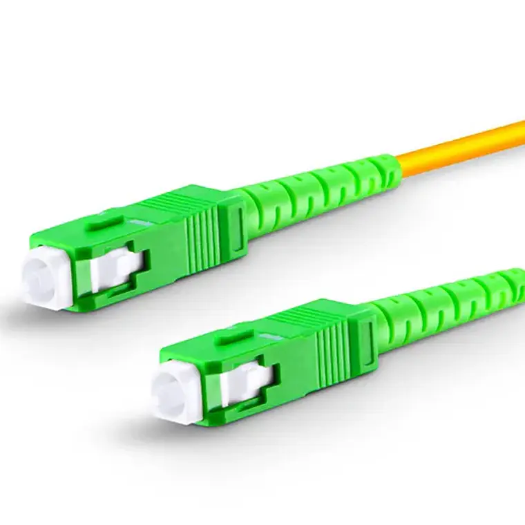 Cabo de Fibra Óptica Ultralan SC-SC APC SM Simplex (10 Metros) 1