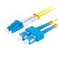 Patch cord SC/UPC-LC/UPC SM Duplex, LSZH Slim 2.0мм (1.5 Metros) - Thumbnail 2