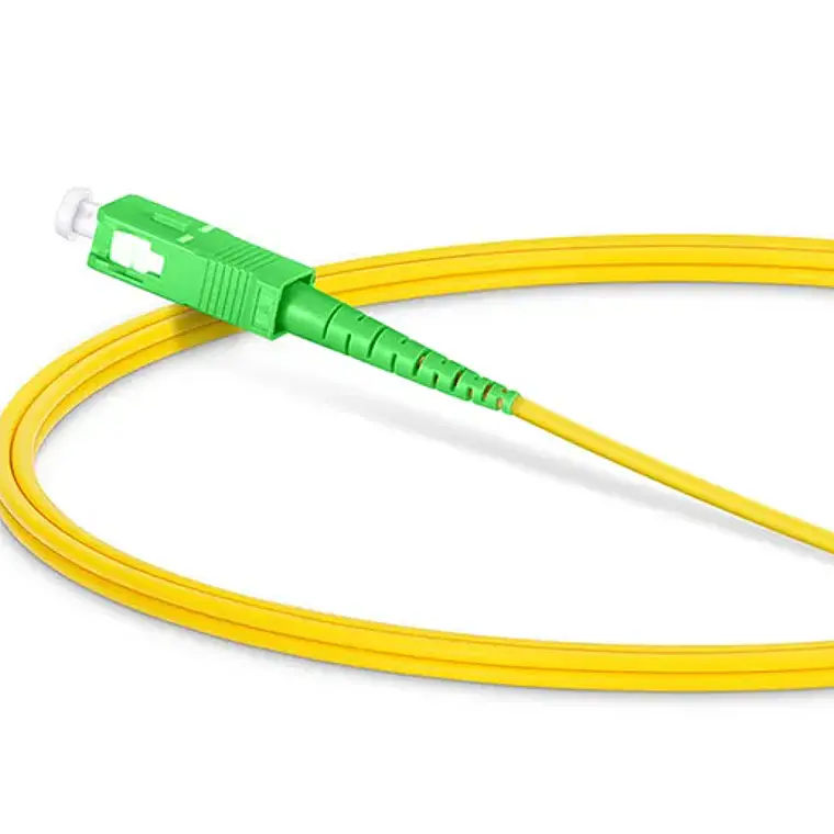 Cabo de fibra óptica UltraLAN SC-SC APC SM Simplex (5 Metros)   1