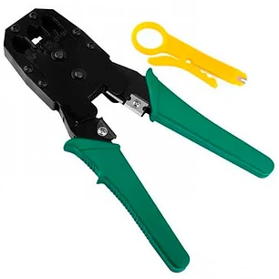 Alicate de Crimpagem XL-315 Com Ferramenta de Decapagem e Inserção de Cabos