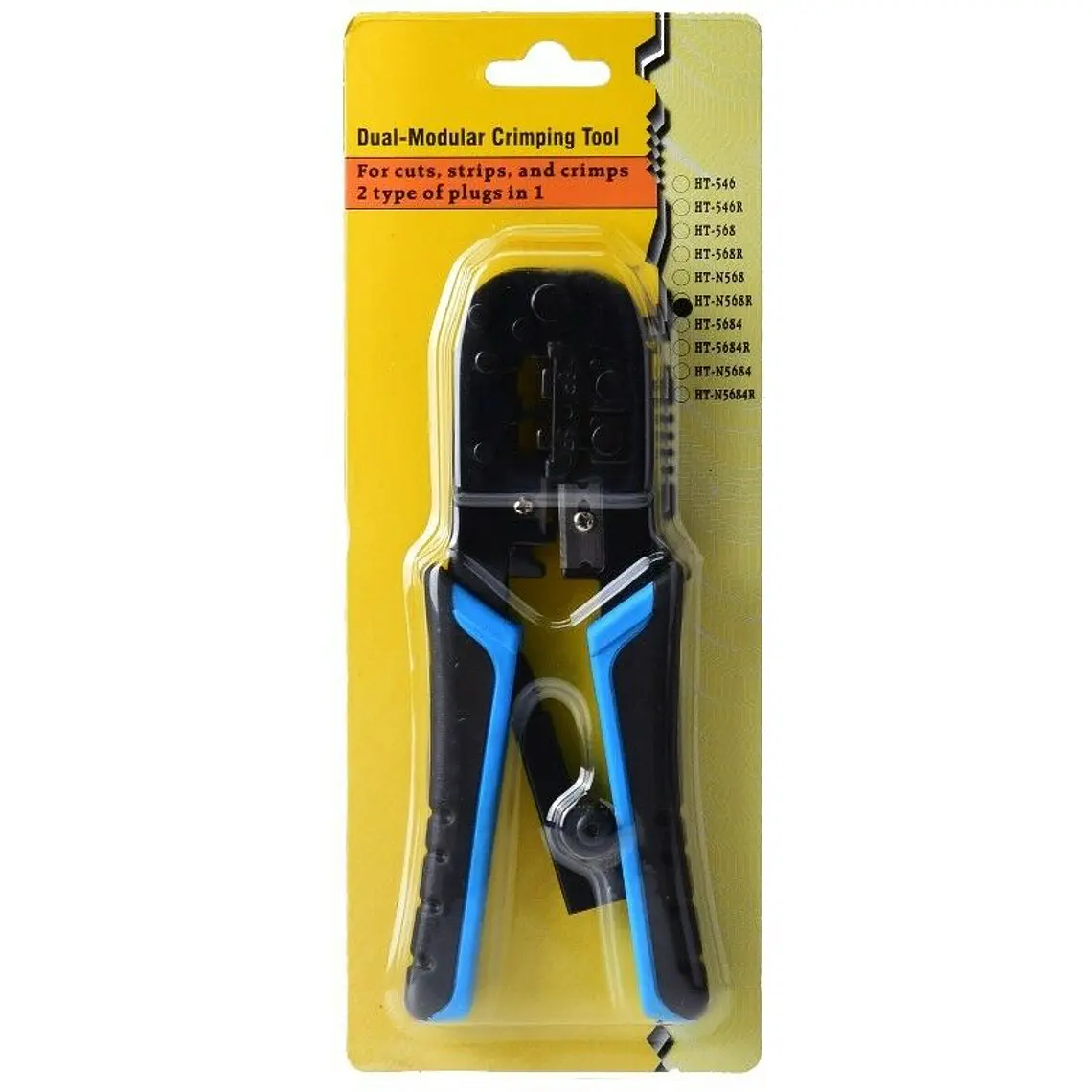 Alicate de Crimpagem Modular Duplo RJ45 RJ11 HT-N568R 1