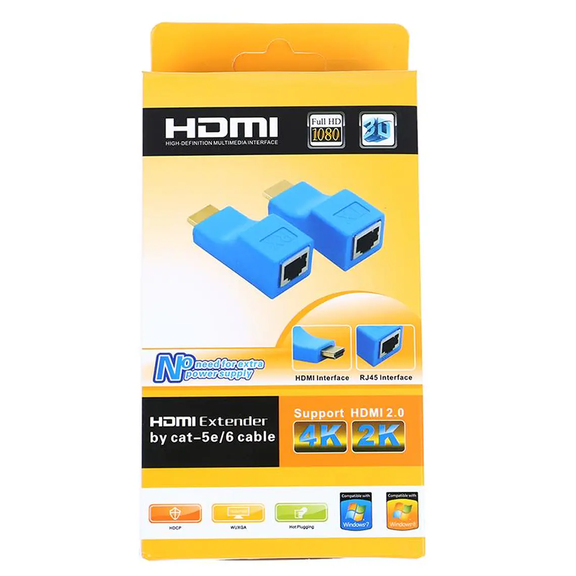 Kit Extensor HDMI via Cabo de Rede (Cat5e/Cat6) - 30M 1