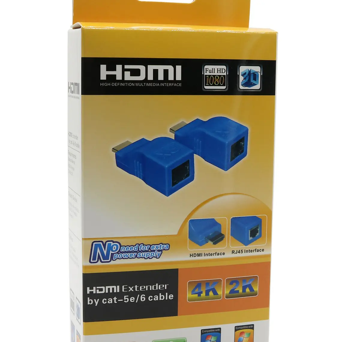 Kit Extensor HDMI via Cabo de Rede (Cat5e/Cat6) - 30M 2