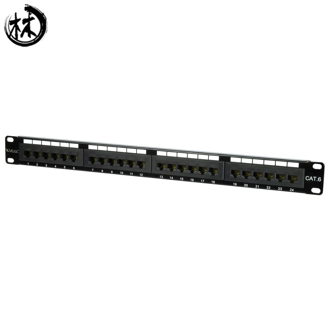 Patch Painel Kico Cat6 de 24 portas  1