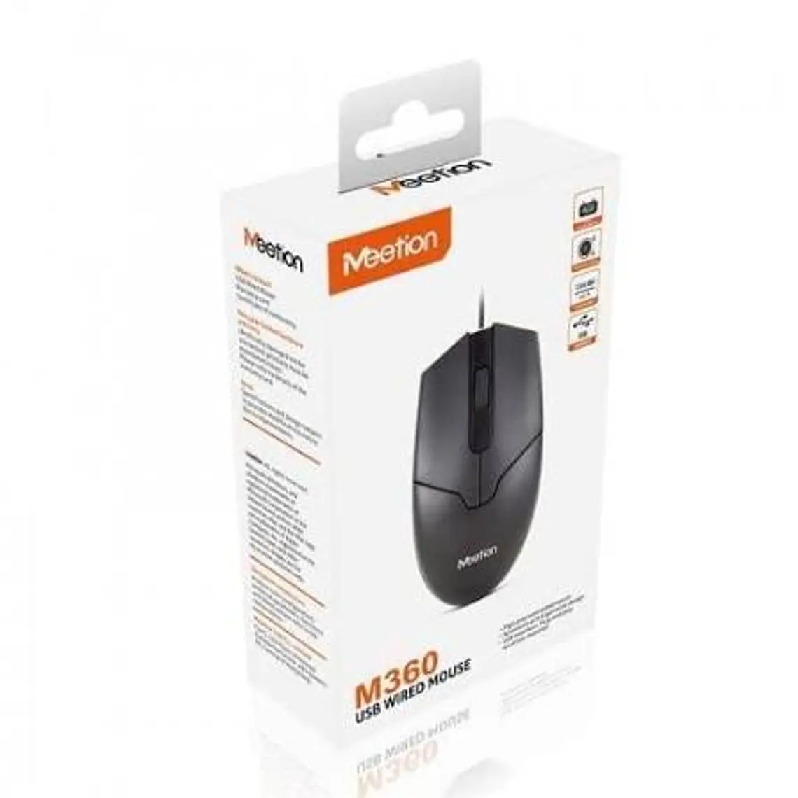 Rato Com Fio Meetion M360 USB 2