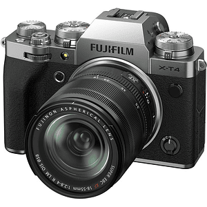 FUJIFILM X-T4 Kit Cámara Mirrorless con Lente 18-55mm (Silver) 
