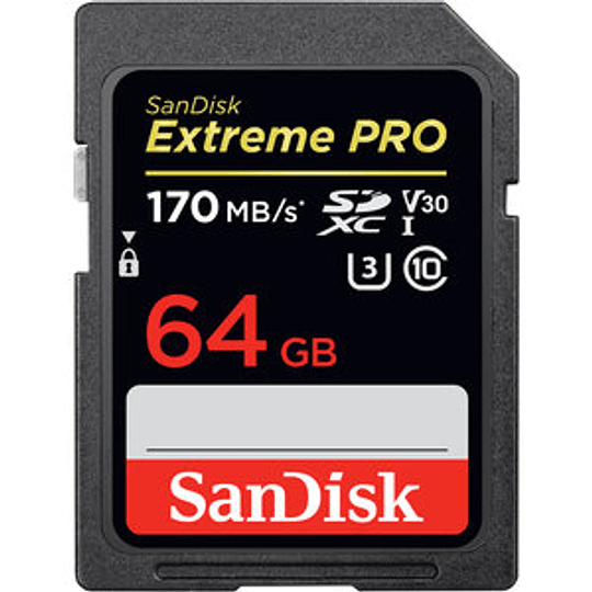 Sandisk Extreme PRO, SDXC 64GB 170MB/S (V30) / SDSDXXY-064G-GN4IN - Image 3