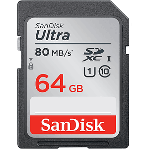 Sandisk Ultra 64GB UHS-I SDXC (Class 10) / SDSDUNC-064G-GN6IN
