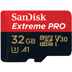 Sandisk Extreme PRO 32GB UHS-I microSDHC (U3, Class 10) / SDSQXCG-032G