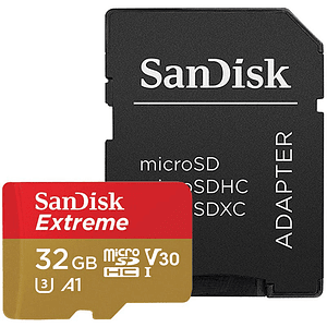 SanDisk Extreme 32GB microSDHC Class 10 UHS-1 Tarjeta de Memoria