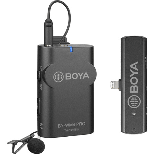 BOYA BY-WM4 PRO-K3 Digital Wireless Kit Micrófono Omni Lavalier con Sistema Lightning iOS (2.4 GHz) - Image 1