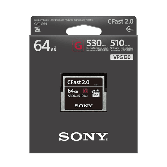 Sony 64GB CFast 2.0 G Series Tarjeta de Memoria  - Image 2