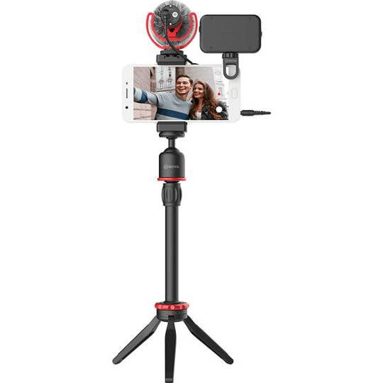 BOYA BY-VG350 Vlogger Kit Plus (PL30 LED /T1 Trípode /C12 Shoe Mount /MM1+ Mic Plus) - Image 3