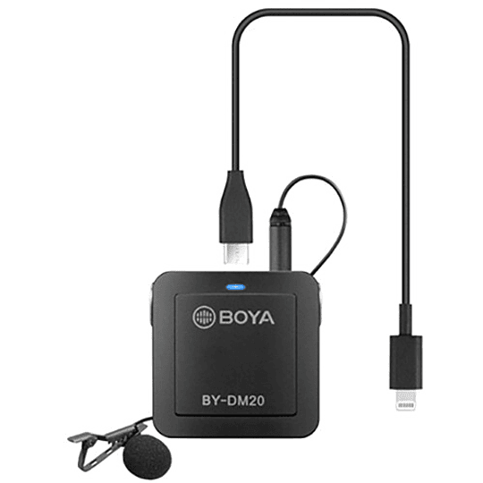 BOYA BY-DM20 Kit de 2 Micrófonos Lavalier para Smartphone - Image 4
