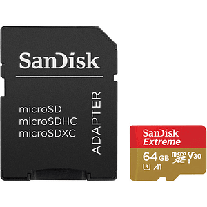 Sandisk Extreme 64gb A1 MicroSD / SDSQXAF-064G-GN6MA 