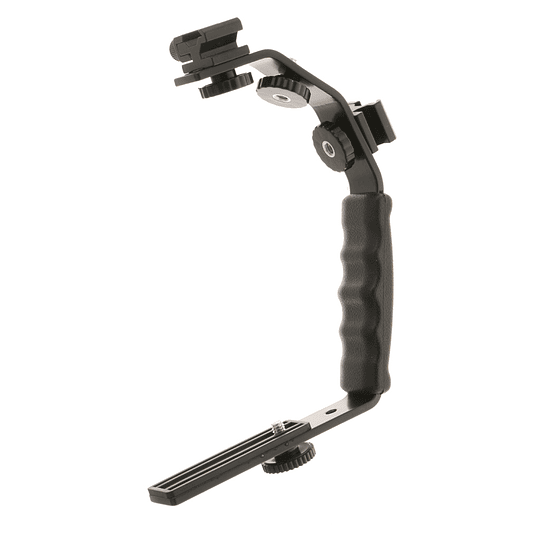 Powewin PW-K283 Bracket en L Video Grip con Doble Zapata - Image 1