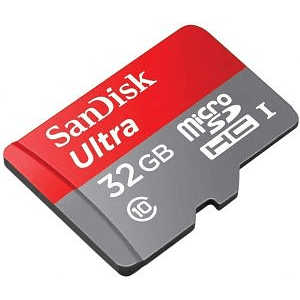 SanDisk Ultra UHS-I microSDHC 32GB Tarjeta de Memoria MicroSD / SDSQUAR-032G-GN6MN