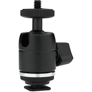 Kupo KS-CB03 Mini Ball Head Cabezal con Adaptador a Hot Shoe