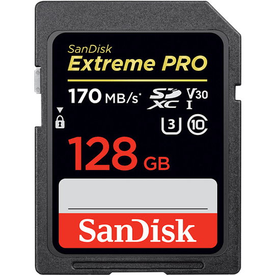 SanDisk 128GB Extreme PRO UHS-I SDXC Tarjeta de Memoria / SDSDXXY-128G-GN4IN - Image 1
