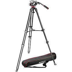 Manfrotto MVK502AM-1 Kit de Video Profesional con Cabezal Fluido Trípode y Bolso