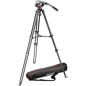 Manfrotto MVK502AM-1 Kit de Video Profesional con Cabezal Fluido Trípode y Bolso
