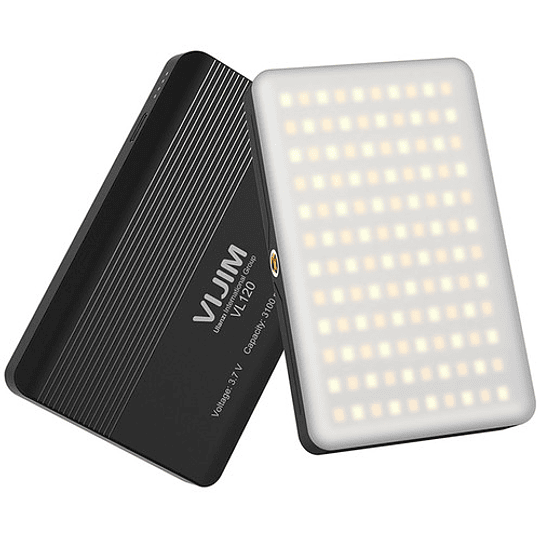 VIJIM VL120 Mini Pocket LED con Batería Recargable de 2000mAh (Tº de 3200 to 6500K) con difusor - Image 3