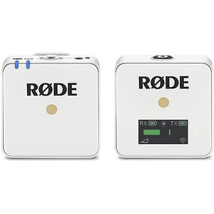 Rode Wireless GO Compact Digital Wireless Microphone System (2.4GHz, White)