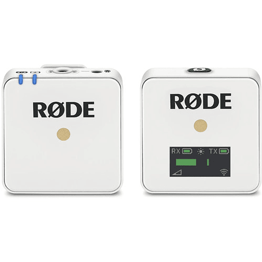 Rode Wireless GO Compact Digital Wireless Microphone System (2.4GHz, White) - Image 1