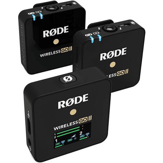 Rode Wireless GO II Kit Micrófono Compacto Digital para 2 personas (2.4 GHz, Black) - Image 2