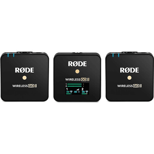 Rode Wireless GO II Kit Micrófono Compacto Digital para 2 personas (2.4 GHz, Black) - Image 3