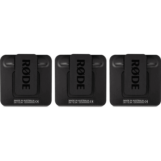 Rode Wireless GO II Kit Micrófono Compacto Digital para 2 personas (2.4 GHz, Black) - Image 4