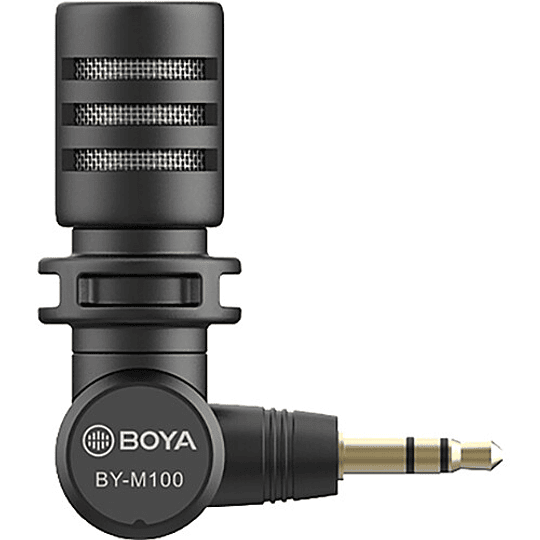 BOYA BY-M100 Micrófono Condensador Ultracompacto con Plug de 3.5mm TRS - Image 4