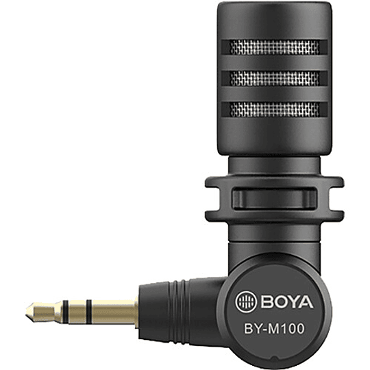 BOYA BY-M100 Micrófono Condensador Ultracompacto con Plug de 3.5mm TRS - Image 5