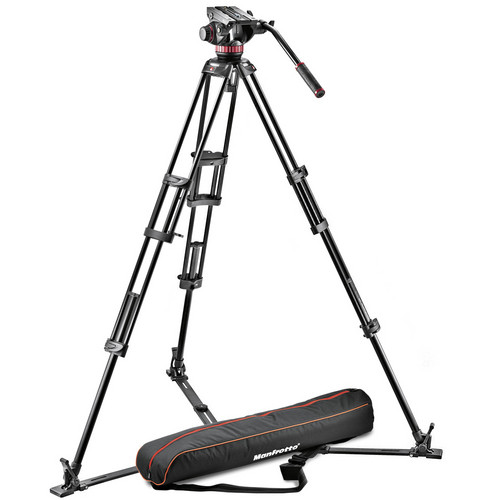 Kit de Vídeo Profesional Manfrotto 546GB + Cabezal MVH502