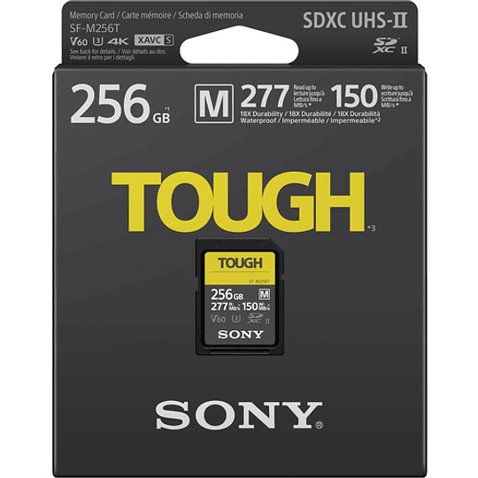 Sony 256GB SF-M TOUGH Series UHS-II SDXC Tarjeta de Memoria - Image 2