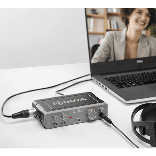 BOYA BY-AM1 Dual-Channel USB 2 Mezclador de Audio de Doble Canal - Image 4