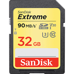 SanDisk Extreme 32GB UHS-I Tarjeta de Memoria SDHC / SDSDXVE-032G-GNCIN