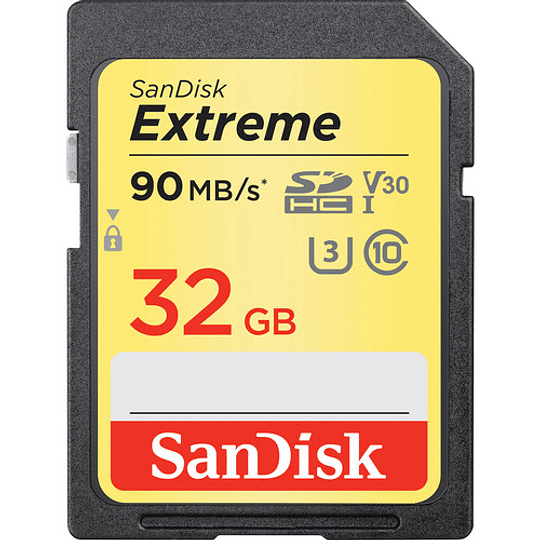 SanDisk Extreme 32GB UHS-I Tarjeta de Memoria SDHC / SDSDXVE-032G-GNCIN - Image 1