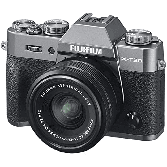 Fujifilm X-T30 Kit Cámara Mirrorless con Lente XC 15-45mm f/3.5-5.6 OIS PZ (Charcoal Silver) - Image 2