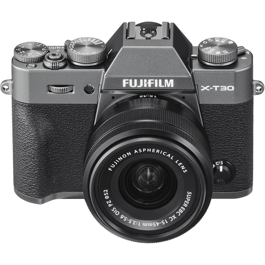 Fujifilm X-T30 Kit Cámara Mirrorless con Lente XC 15-45mm f/3.5-5.6 OIS PZ (Charcoal Silver) - Image 3
