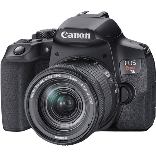 Canon EOS Rebel T8i DSLR Kit de Cámara con Lente 18-55mm f/4-5.6 IS STM - Image 1
