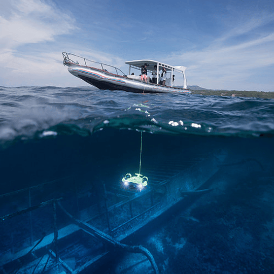 QYSEA FIFISH V6 Kit de ROV Submarino (Cable de 100m, Lentes de Control VR) - Image 8