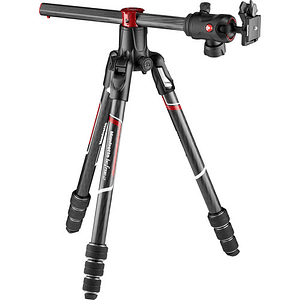 Manfrotto Befree GT XPRO Fibra de Carbono Trípode de Viaje con Cabezal 496 Ball Head / MKBFRC4GTXP-BH Cenital