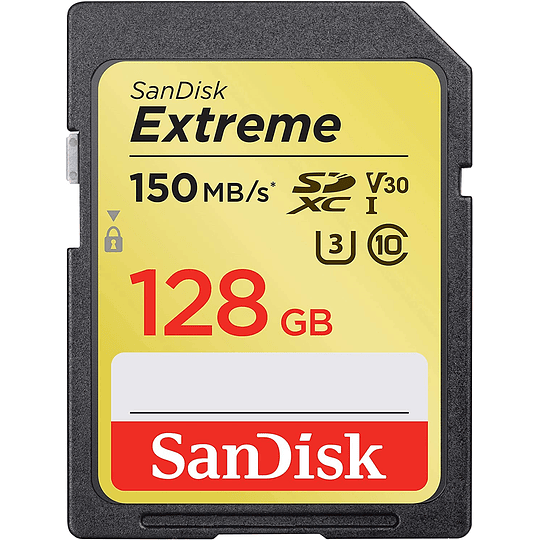 SANDISK EXTREME 128 GB SDXC UHS-I SDSDXV5-128G-GNCIN - Image 1